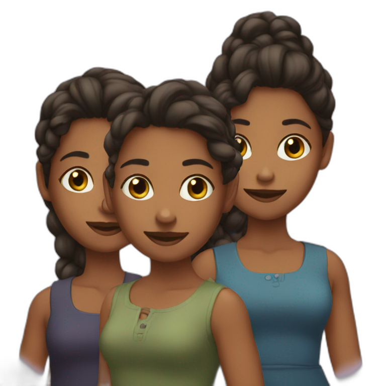 sisters | AI Emoji Generator