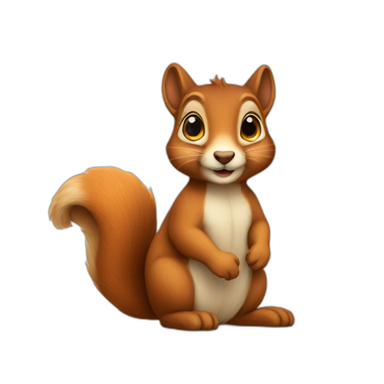 squirel listening music | AI Emoji Generator