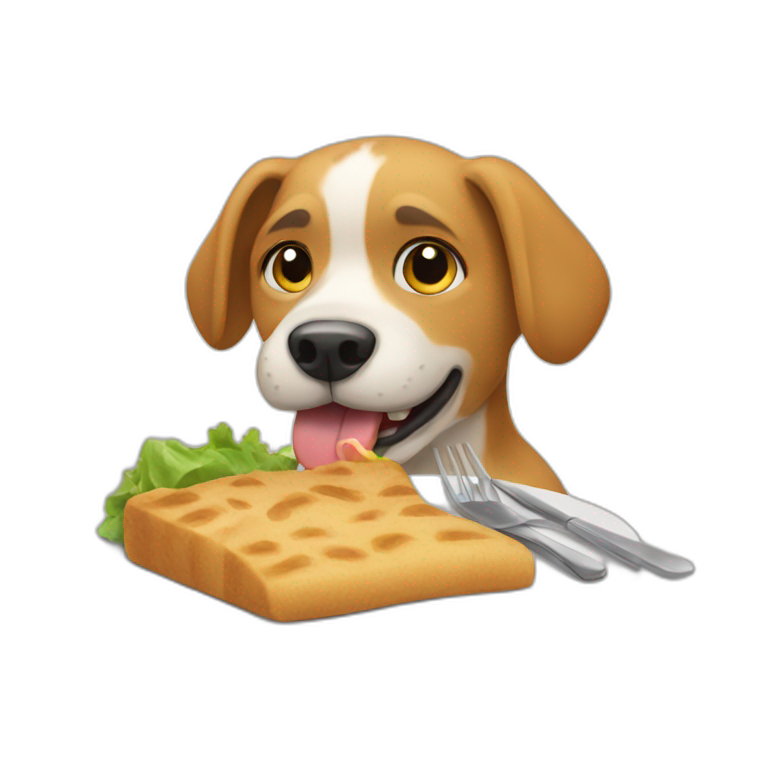 reading and eating lunch | AI Emoji Generator