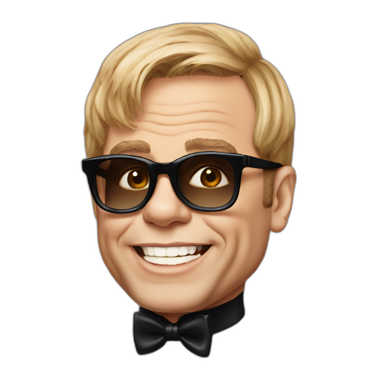 Elton John | AI Emoji Generator