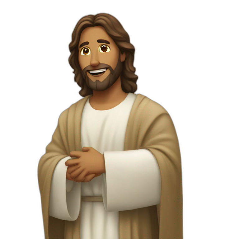 jesus and sword | AI Emoji Generator