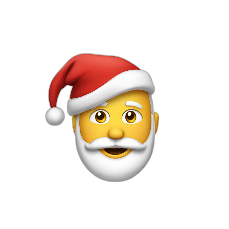 eyes emoji with santa hats | AI Emoji Generator