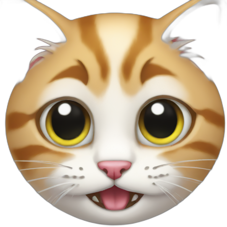 Cat crazy | AI Emoji Generator