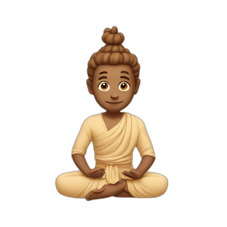 Yogi chaturanga | AI Emoji Generator