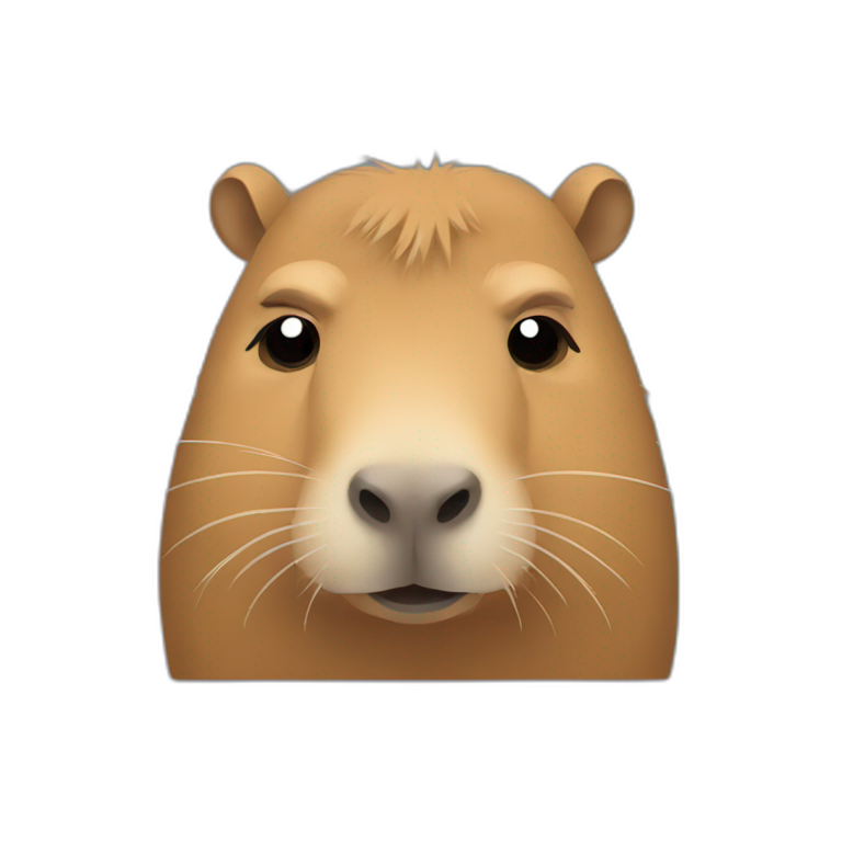 sad capybara | AI Emoji Generator