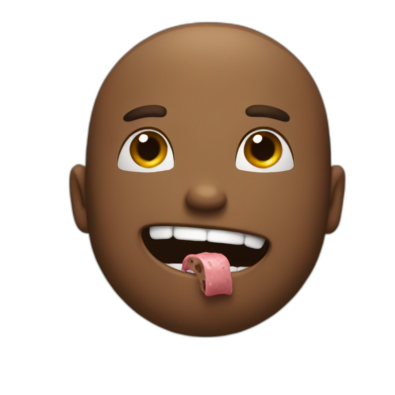 A man eating | AI Emoji Generator