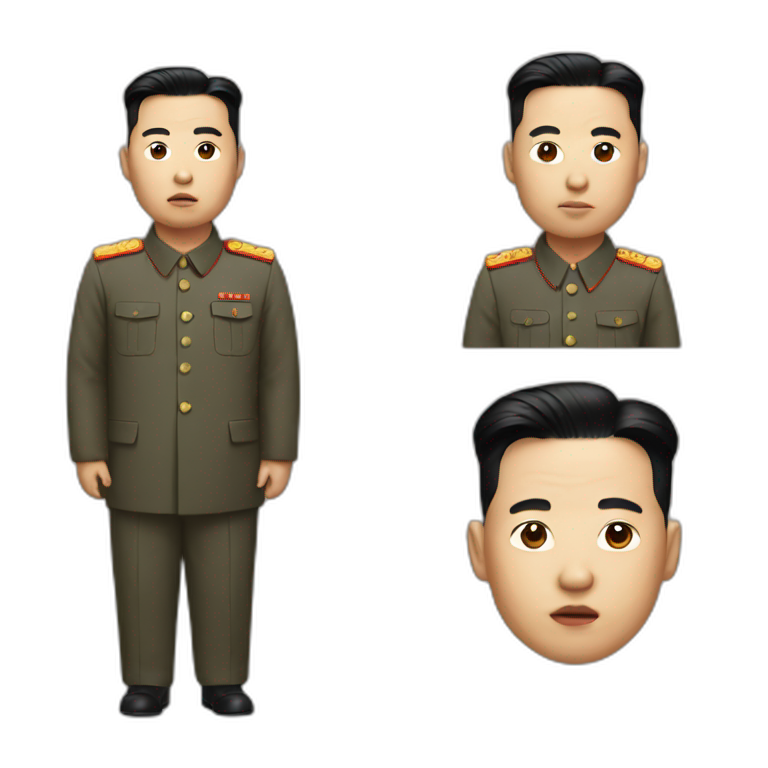 Kim jong hun | AI Emoji Generator