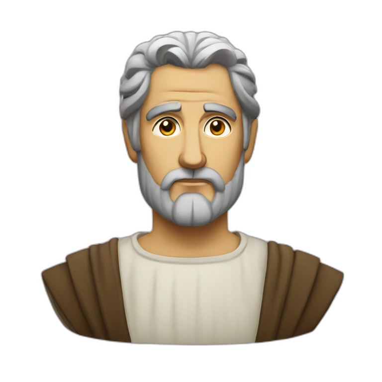 gaze of a stoic man | AI Emoji Generator