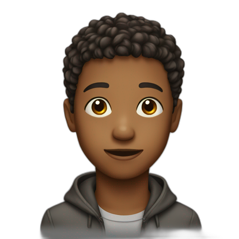 young boy in casual outfit. | AI Emoji Generator