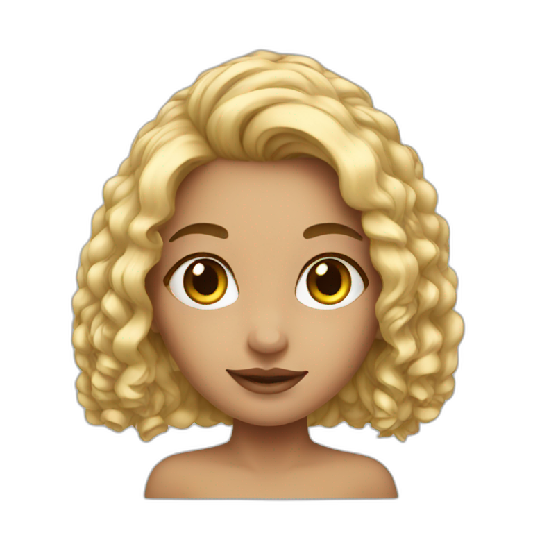 Beautiful girl | AI Emoji Generator