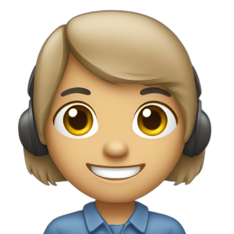 call center agent | AI Emoji Generator