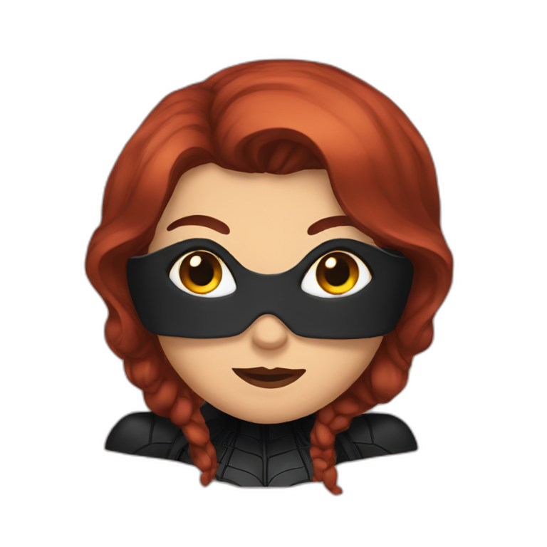 fullbody Black Widow | AI Emoji Generator