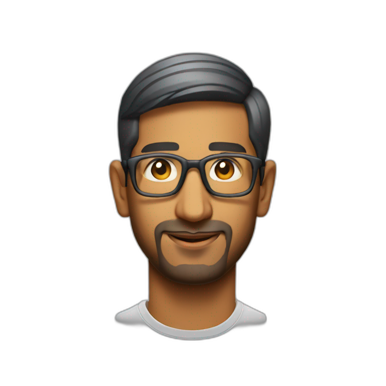 Sundar pichai mind blown | AI Emoji Generator