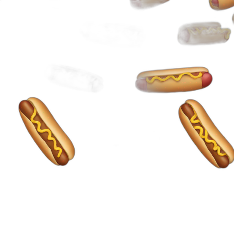 squished hot dog | AI Emoji Generator