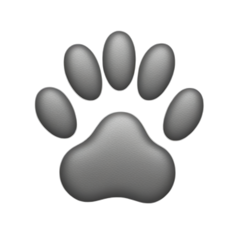 dog paw down | AI Emoji Generator