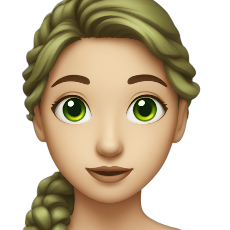 Baby green eyes | AI Emoji Generator