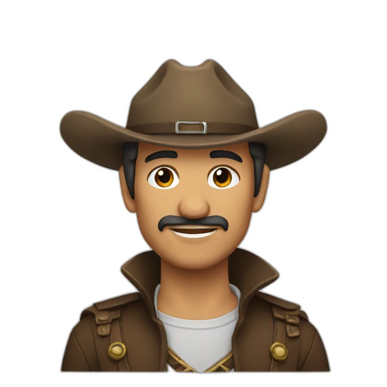 gaucho in a horse | AI Emoji Generator