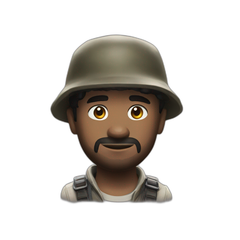 Pubg bald guy emote | AI Emoji Generator