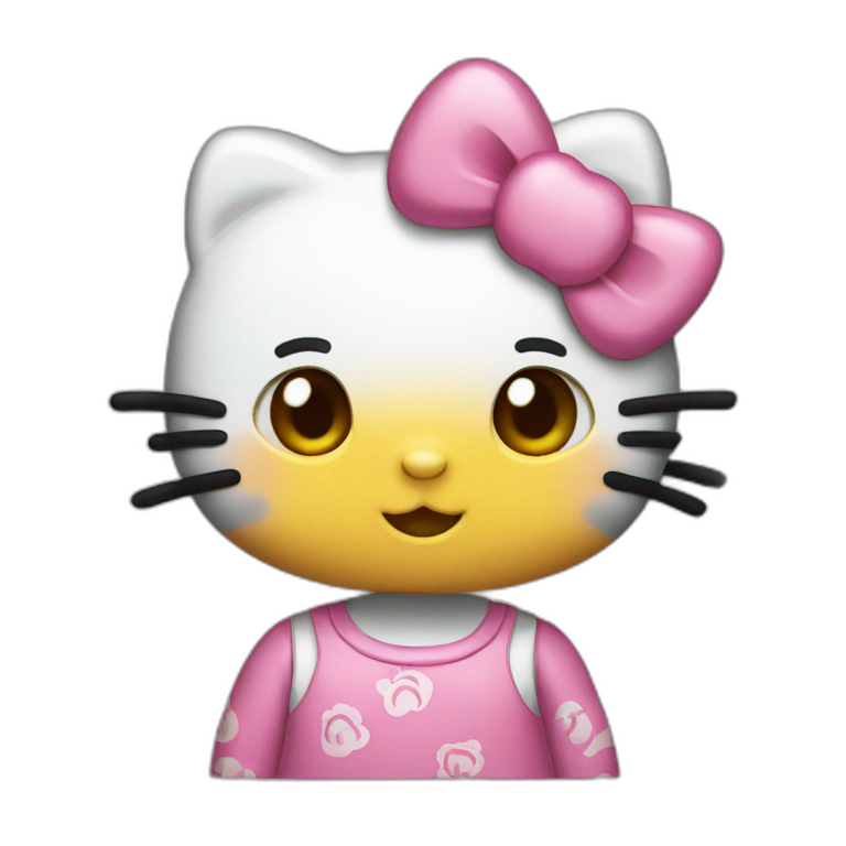 Hello kitty | AI Emoji Generator