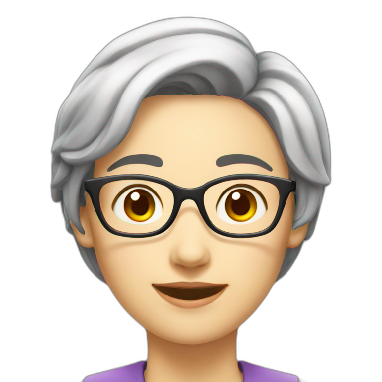 woman no hair | AI Emoji Generator