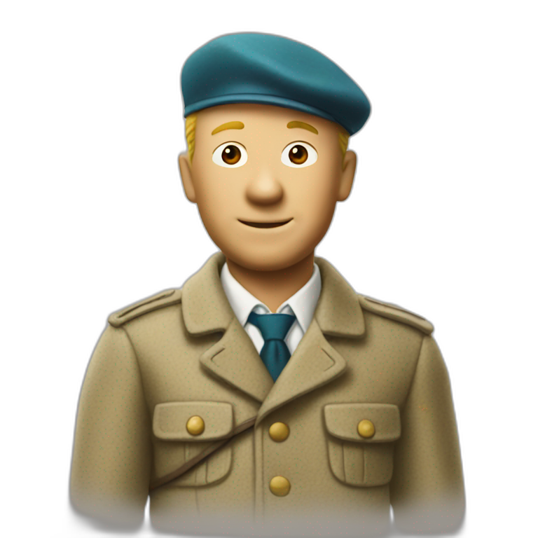 Tintin comics | AI Emoji Generator