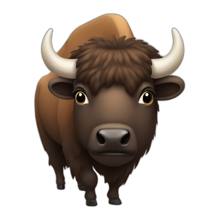 dancing bison | AI Emoji Generator