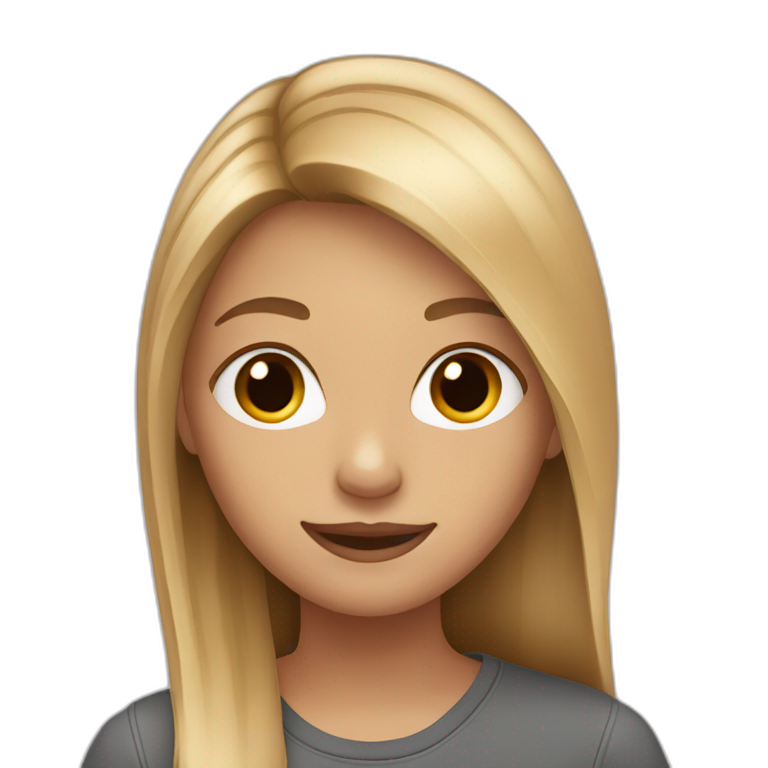 Teenager girl | AI Emoji Generator