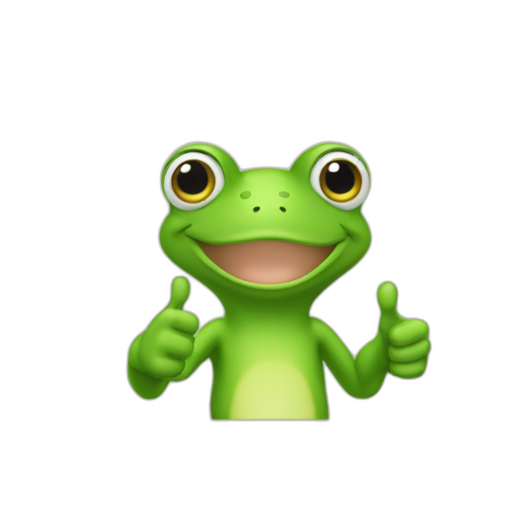 Frog throwing up | AI Emoji Generator