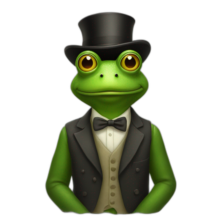 mr frog is life | AI Emoji Generator