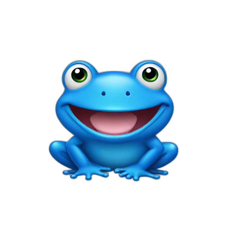 Imoji Frog happy | AI Emoji Generator