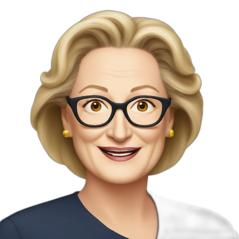 meryl streep | AI Emoji Generator