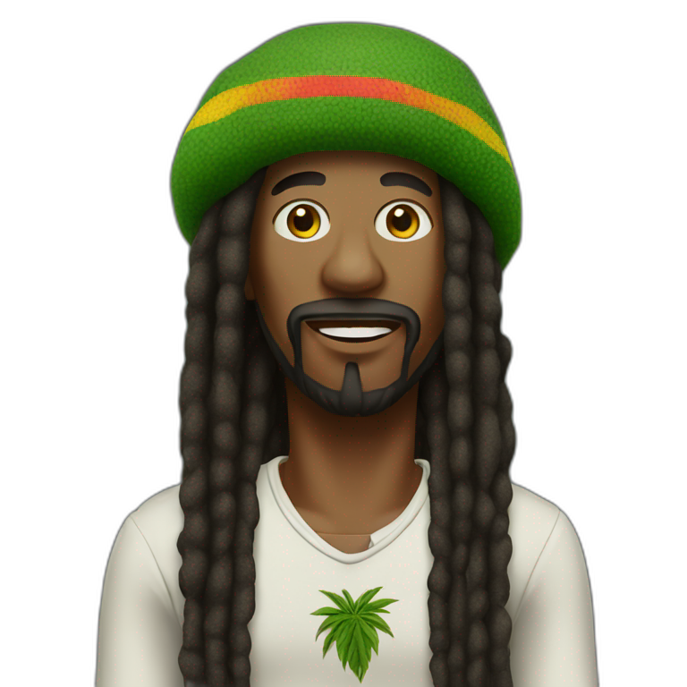 rasta lion with claw giving like | AI Emoji Generator