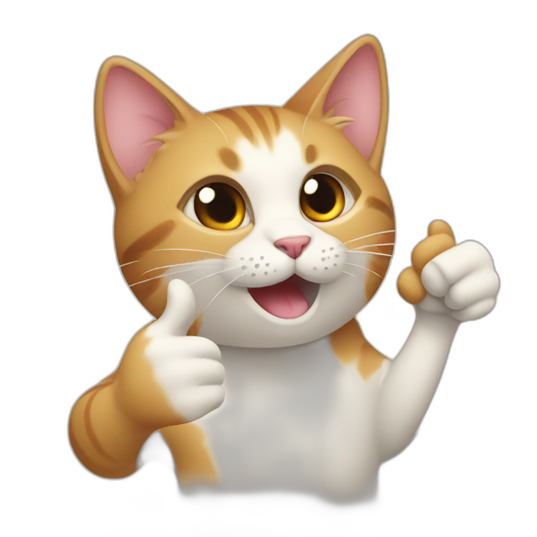 curled up cat | AI Emoji Generator