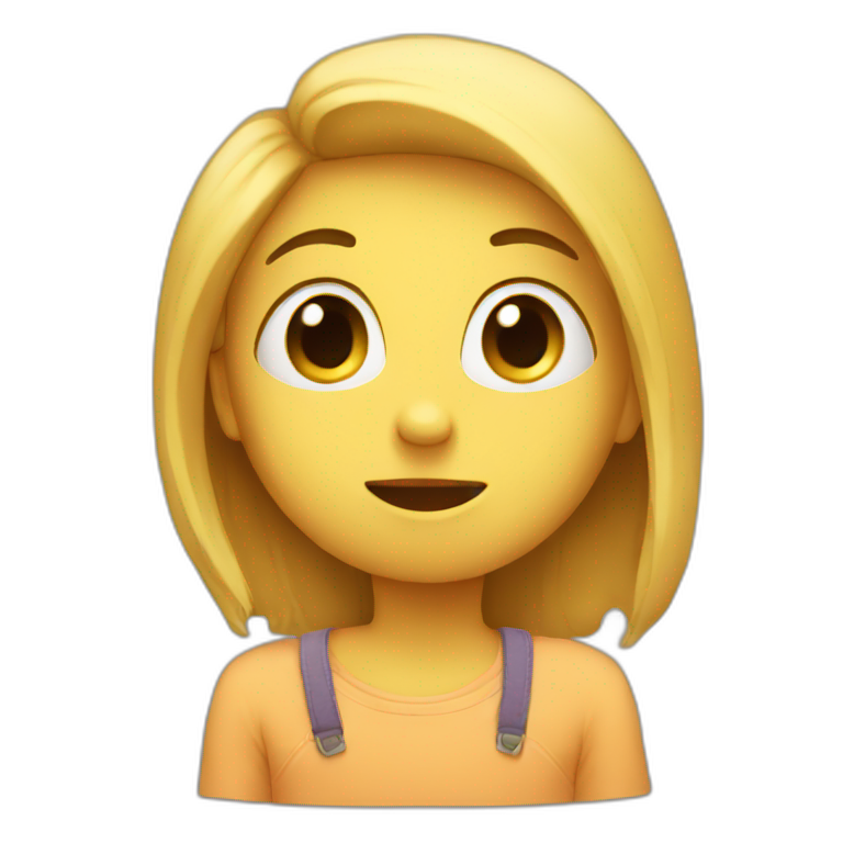 Shy face | AI Emoji Generator