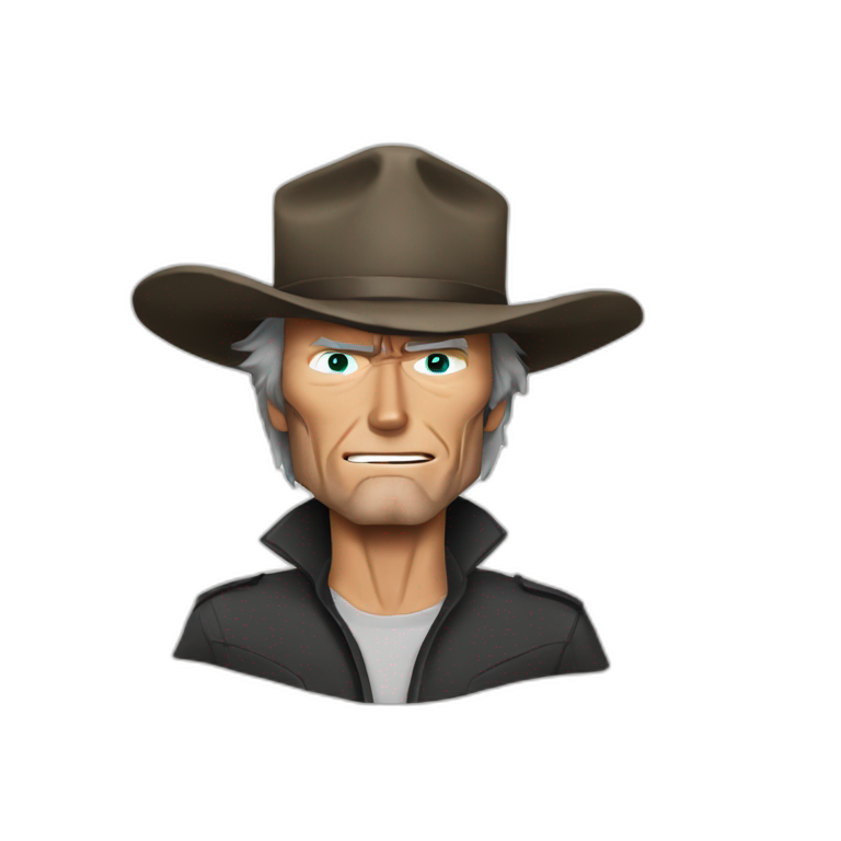 Clint Eastwood dirty Harry | AI Emoji Generator