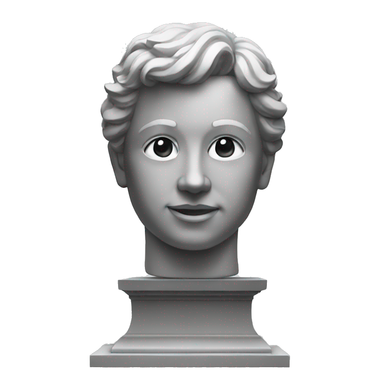 thinking statue | AI Emoji Generator