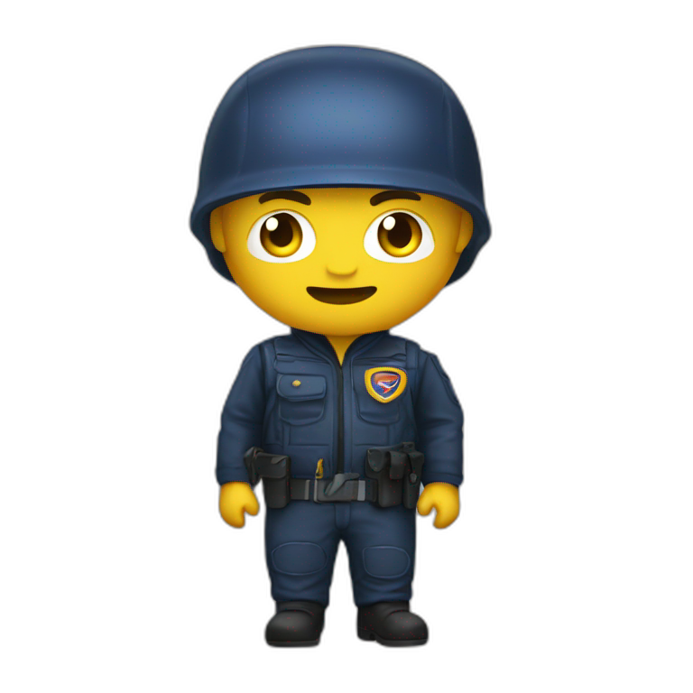 Vigilante de seguridad mujer | AI Emoji Generator