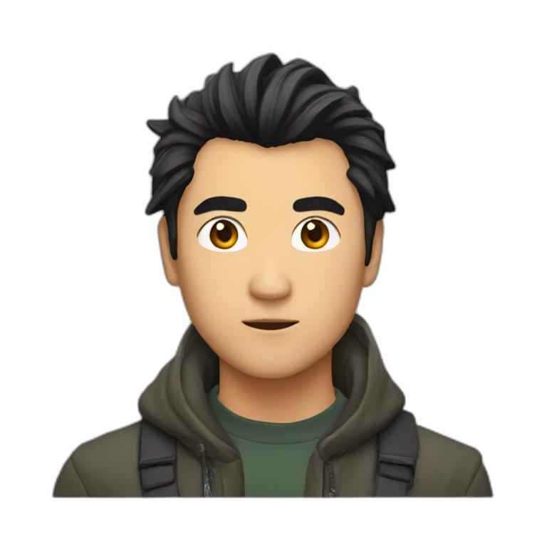 Ryo saeba with magnum 357 | AI Emoji Generator