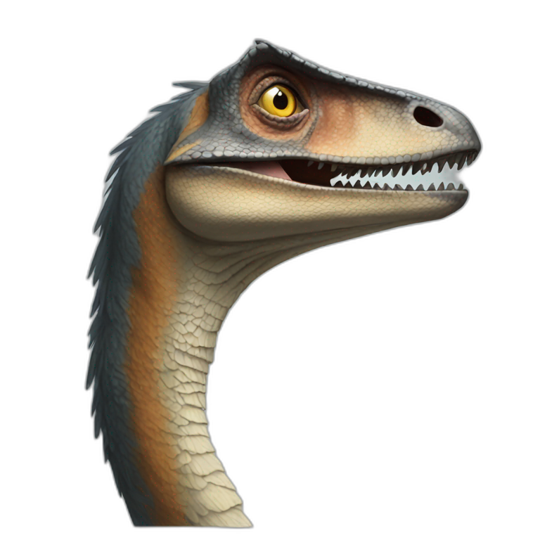 Velociraptor jurassic park | AI Emoji Generator