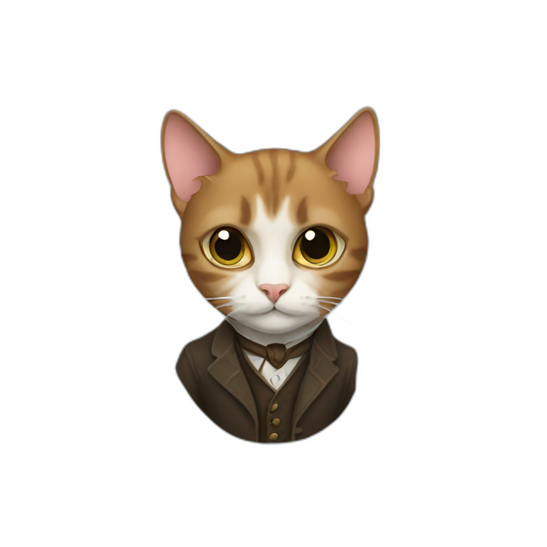 baby sherlock holmes cat drinking mojito | AI Emoji Generator