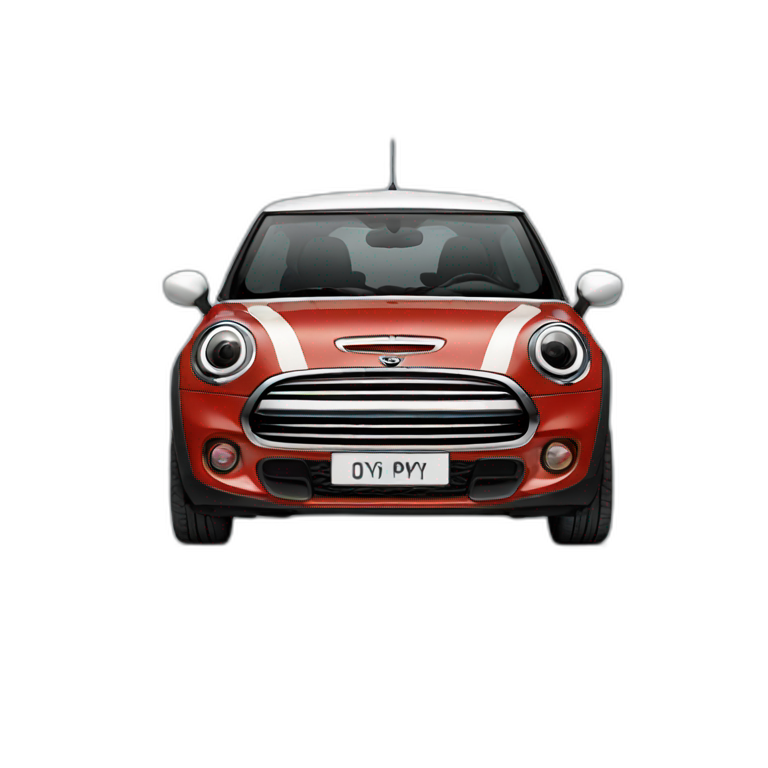 Mini Cooper clubman S 2012 gris foncé | AI Emoji Generator