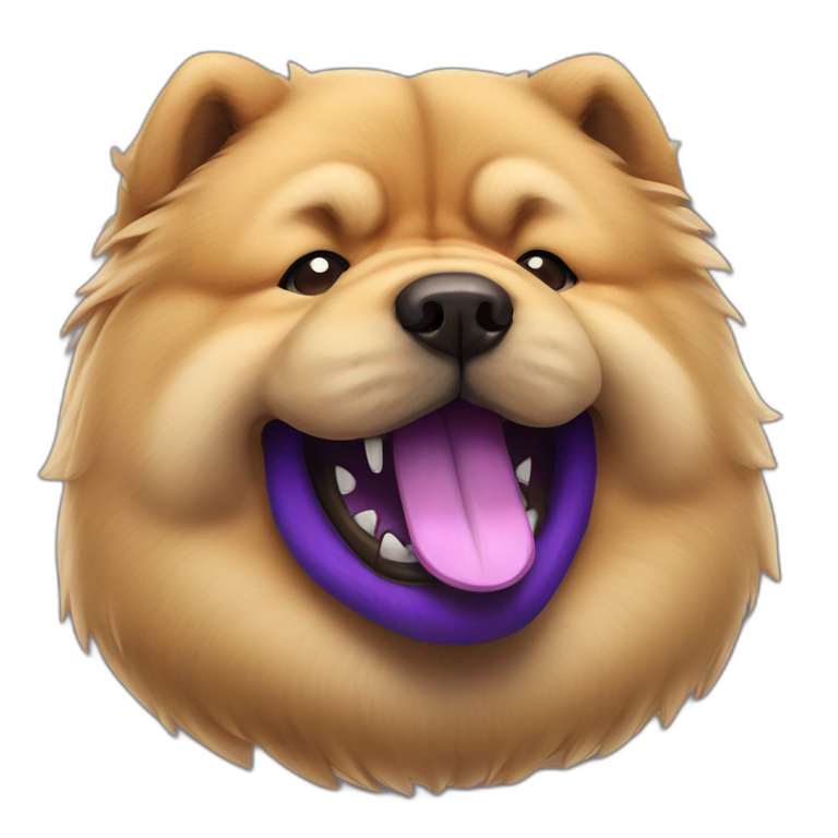 chow chow dog | AI Emoji Generator