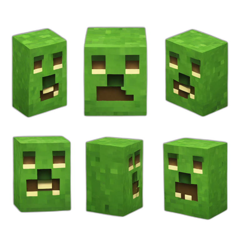 Creeper Minecraft Ai Emoji Generator 4539