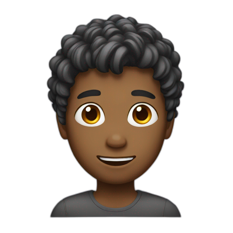 boy with orange hair. | AI Emoji Generator