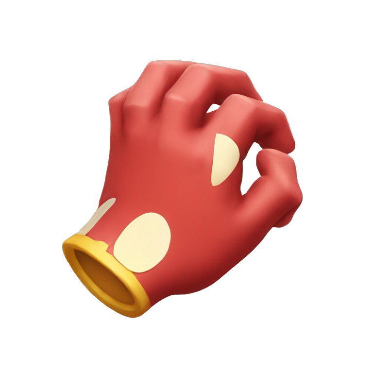 Knuckles the echidna | AI Emoji Generator