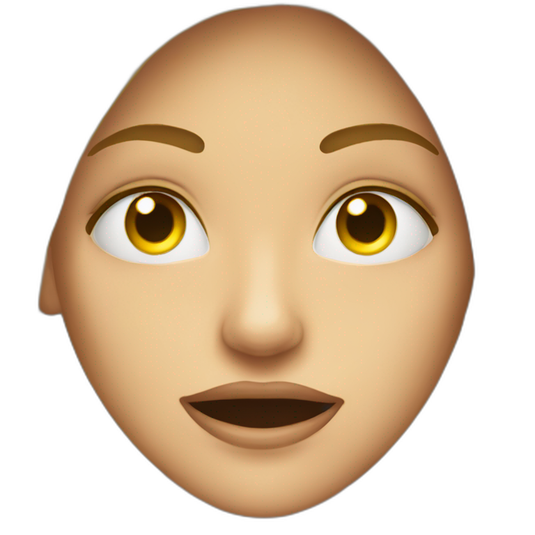 emoji cara amarilla volteando los ojos AI Emoji Generator