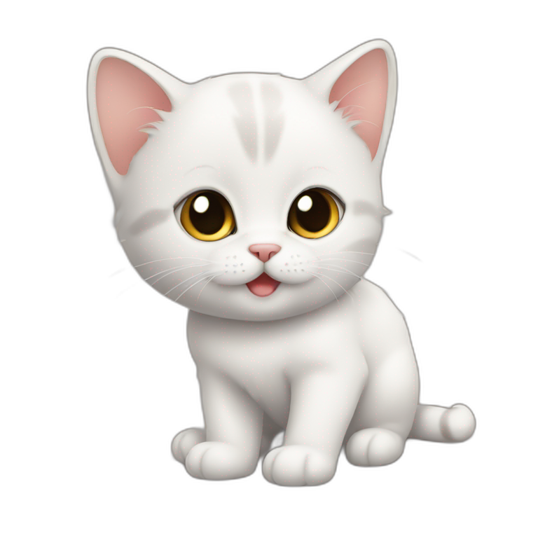 Baby cat | AI Emoji Generator