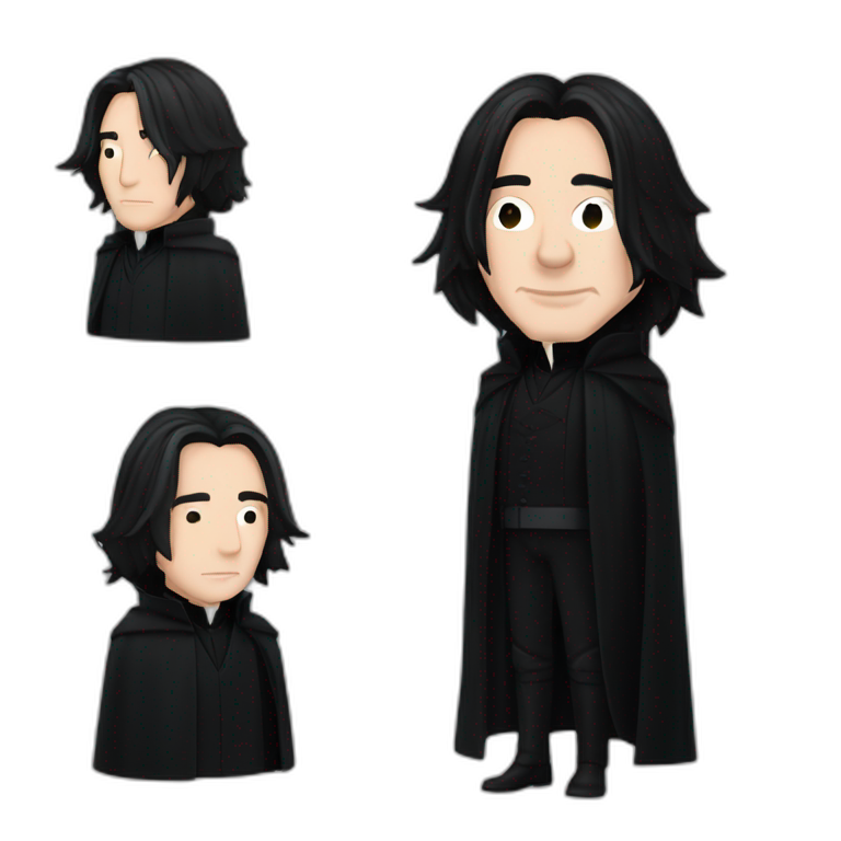 Elegant Severus Snape Alan Full Body Ai Emoji Generator