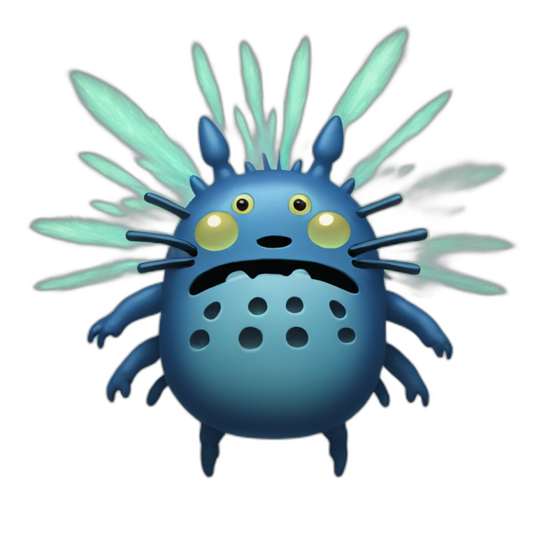 dust sprites from totoro | AI Emoji Generator