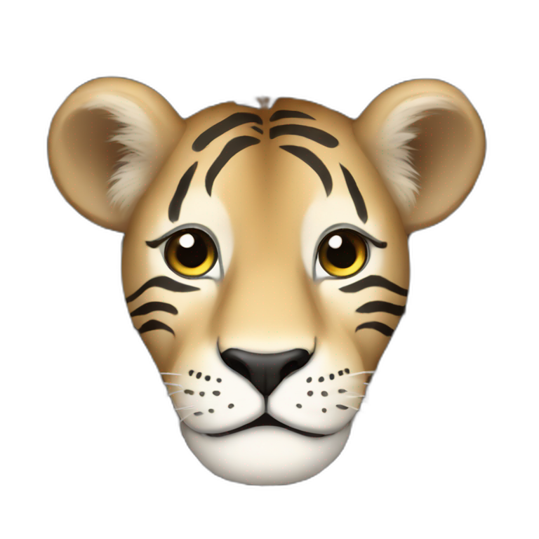 Lion Rhino tiger wolf giraffe zebra elephant unicorn | AI Emoji Generator